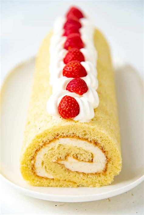A Swiss roll, also known as a jelly roll, cake roll, roll cake or cream roll, is a flexible sponge cake filled with a creamy filling and rolled into a tight spiral shape. The cake’s light, airy, and spongy texture, coupled with the rich and decadent filling, makes for a delicious and well-balanced dessert for any occasion.
